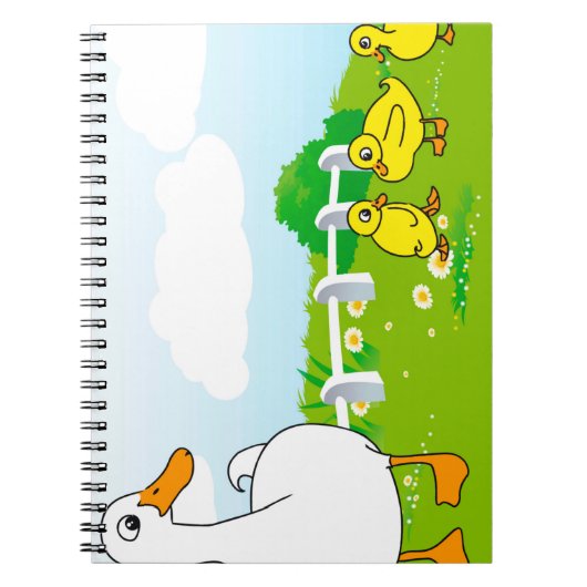 Cartoon Ducks Notitieboek (Voorkant)