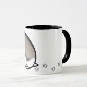 Cartoon Dwarf Hamster Mok (Voorkant rechts)