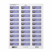 Cartoon Dwerg Egel Etiket (Full Sheet)