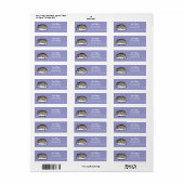 Cartoon Dwerghamster Etiket (Full Sheet)