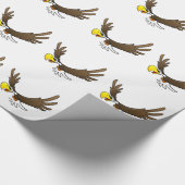 Cartoon Eagle Cadeaupapier (Hoek)