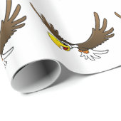 Cartoon Eagle Cadeaupapier (Rol Hoek)