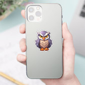 Cartoon Eagle Illustratie Sticker (Telefoon)