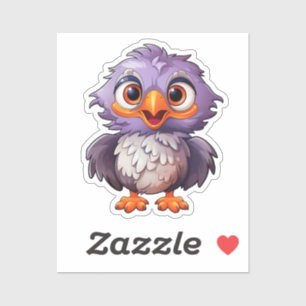 Cartoon Eagle Illustratie Sticker