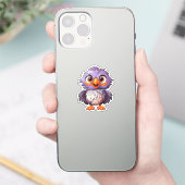 Cartoon Eagle Illustratie Sticker (Telefoon)