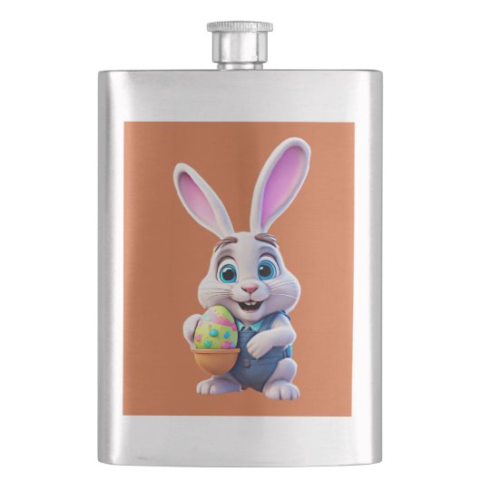 Cartoon Easter Bunny Flacon (Voorkant)