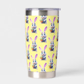 Cartoon Easter Bunny Geïsoleerde Drinkbeker (Links)