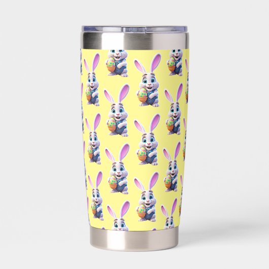 Cartoon Easter Bunny Geïsoleerde Drinkbeker (Achterkant)