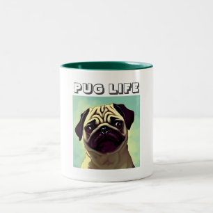 Cartoon edele en kutest Ever Fun Pug Mok
