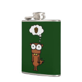 Cartoon eekhoorn heupfles (Links)