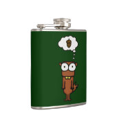 Cartoon eekhoorn heupfles (Rechts)