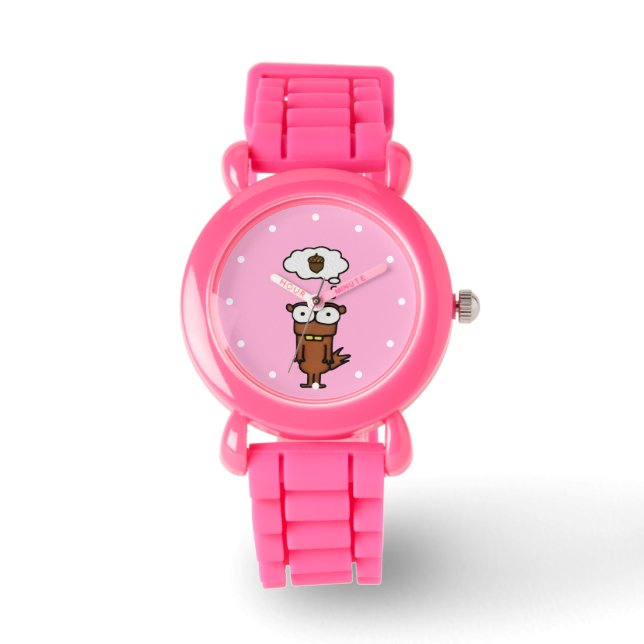 Cartoon eekhoorn horloge (Voorkant)