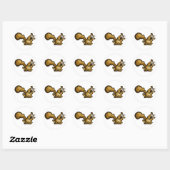 Cartoon Eekhoorn Stickers (Vel)