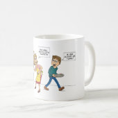 Cartoon: Een heel gedoe zo’n bakfiets Koffiemok (Voorkant rechts)