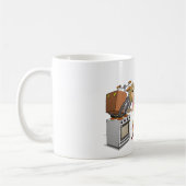 Cartoon: Een heel gedoe zo’n bakfiets Koffiemok (Links)