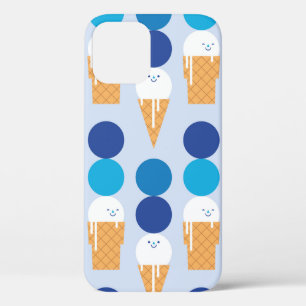 Cartoon een schattig ijsje, naadloos patroonontwer Case-Mate iPhone case