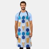 Cartoon een schattig ijsje, naadloos patroonontwer schort (Gedragen)