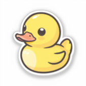 Cartoon eend sticker (Voorkant)