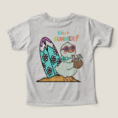 Cartoon Eend Surfplank (Design achterkant)