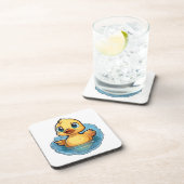 Cartoon eenden illustratie bier onderzetter (Rechterzijde)