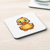 Cartoon eenden illustratie bier onderzetter (Linkerzijde)