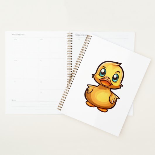 Cartoon eenden illustratie planner (Display)