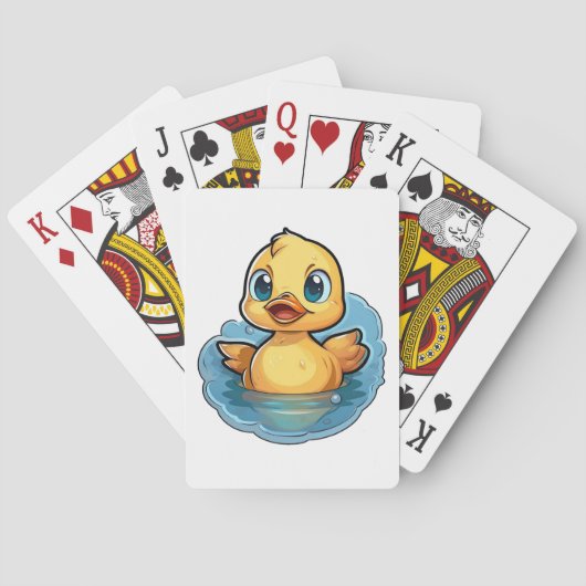 Cartoon eenden illustratie pokerkaarten (Achterkant)