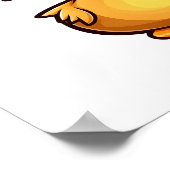 Cartoon eenden illustratie poster (Hoek)