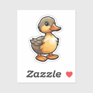Cartoon eenden illustratie sticker