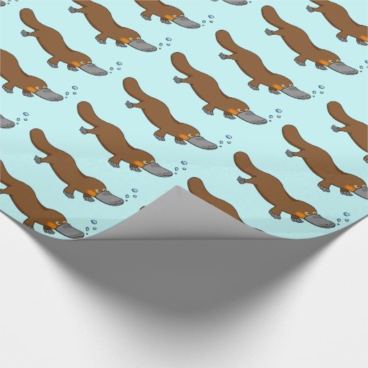 Cartoon-eendenkuiken Cadeaupapier (Hoek)