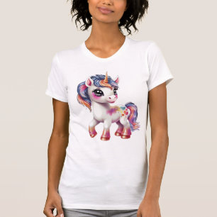cartoon eenhoorn t-shirt