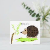 Cartoon Egel Briefkaart (Staand voorkant)