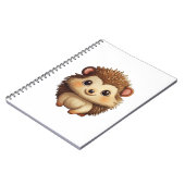 Cartoon egel illustratie notitieboek (Linkerzijde)