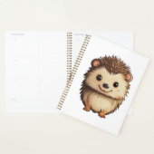 Cartoon egel illustratie planner (Display)