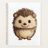 Cartoon egel illustratie planner (Voorkant)