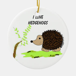 Cartoon Egel Keramisch Ornament