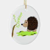 Cartoon Egel Keramisch Ornament (Rechts)