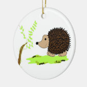 Cartoon Egel Keramisch Ornament (Links)