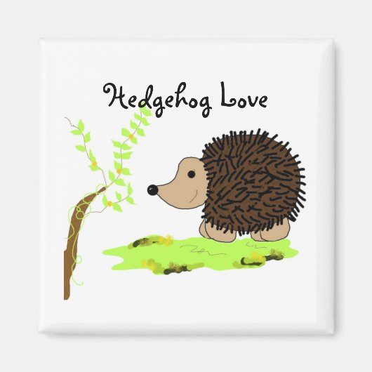 Cartoon Egel Magneet (Voorkant)