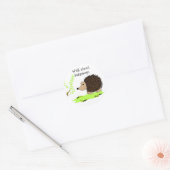 Cartoon Egel Ronde Sticker (Envelop)
