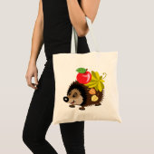 cartoon egel tote bag (Voorkant (product))