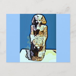 Cartoon Egyptisch beeld Briefkaart