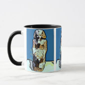 Cartoon Egyptisch beeld Mok (Links)