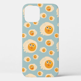 Cartoon Eieren Pattern Cute Food Case-Mate iPhone Case