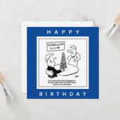 Cartoon Eiffeltoren modelleren Kaart (Voorkant / Achterkant in situ)