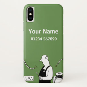 Cartoon Elektrisch thema Case-Mate iPhone Case