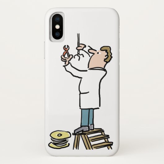 Cartoon Elektrisch thema Case-Mate iPhone Case (Achterkant)