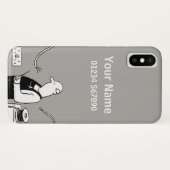 Cartoon Elektrisch thema Case-Mate iPhone Case (Achterkant (horizontaal))