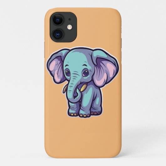 CARTOON ELEPHANT Case-Mate iPhone CASE (Achterkant)