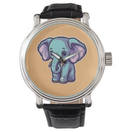 CARTOON ELEPHANT HORLOGE